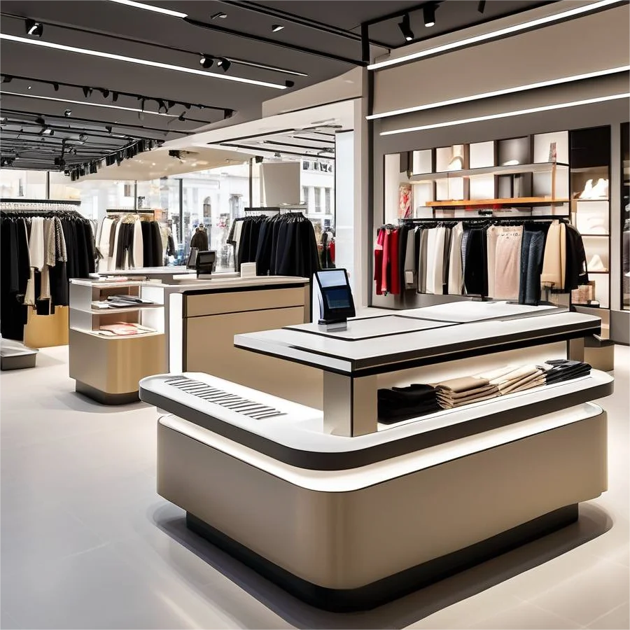 Trendy Fashion Retail Restaurant Cashier Counter Design Supermarket Cashier Checkout Counter Cashier Counter Table