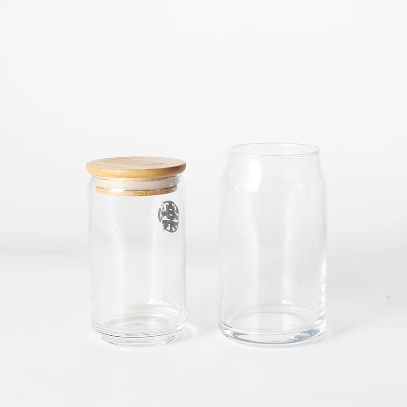 12oz 16oz Wholesale 12oz 16oz Cola Glass Cup Beer Can Cup Glass 600ml