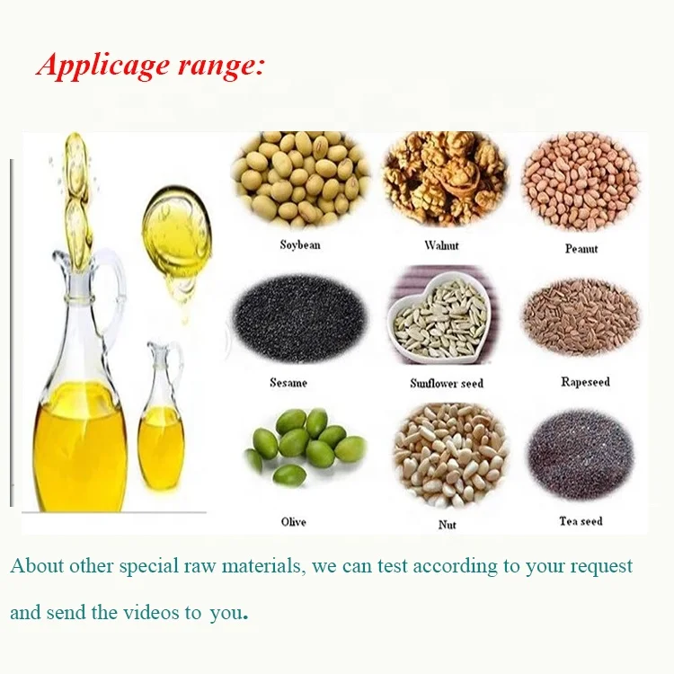 Hydraulic mini oil press machine sesame oil commercial oil press machine