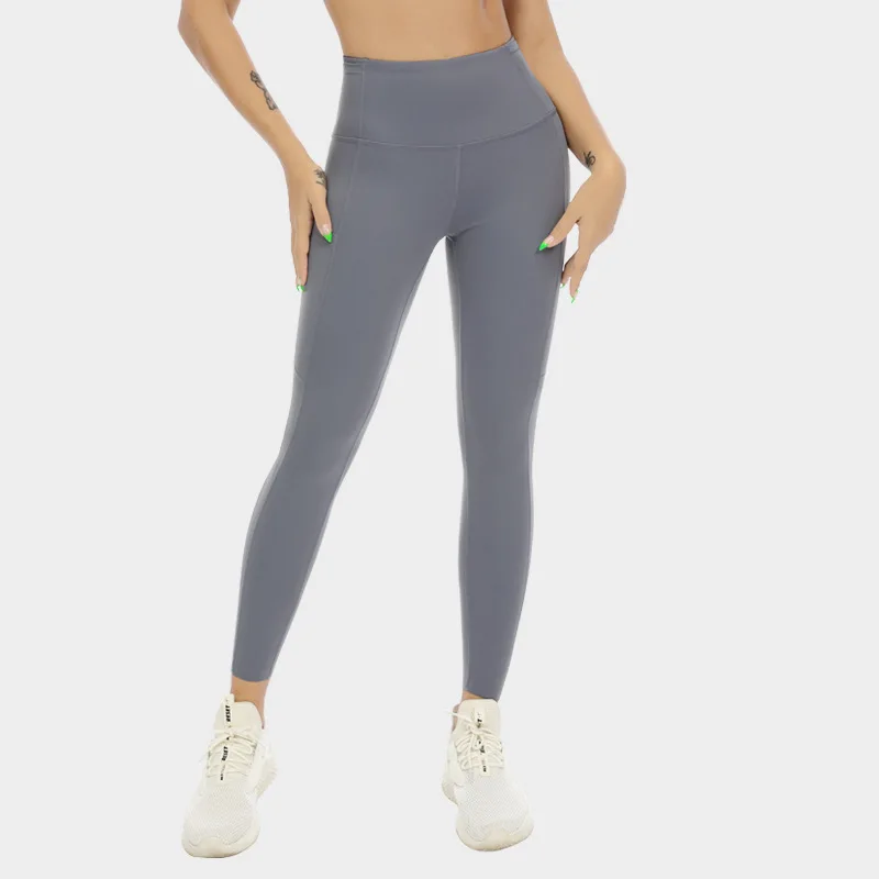 Plus Size Gym Fitness Wear Polyamide Elastane Leggings Pinstripe Yoga Pants Striped Breathable Holey Patchwork Trousers