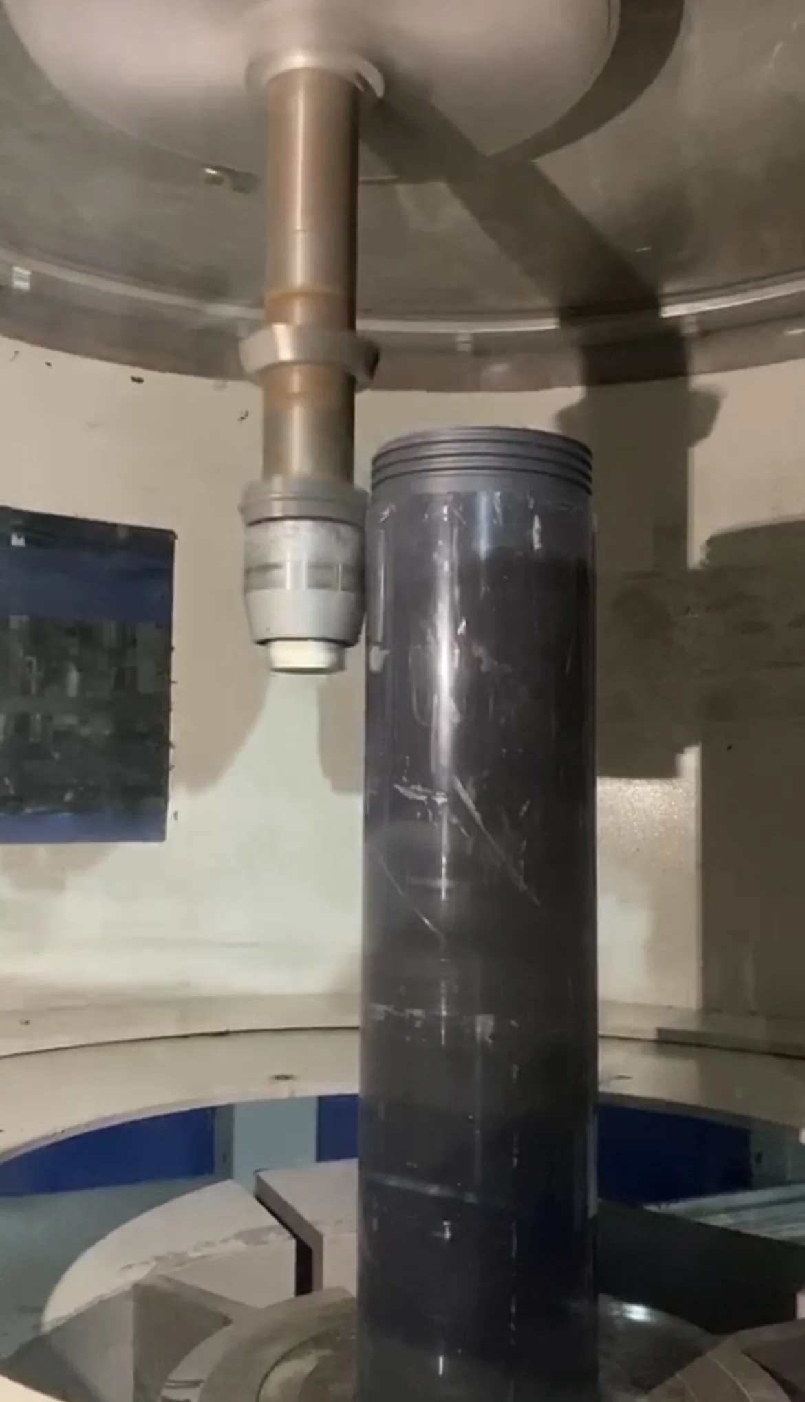 FAR CREATIVE 280mm HDPE PVC pipe automatic cutting machine  threading with chamfer