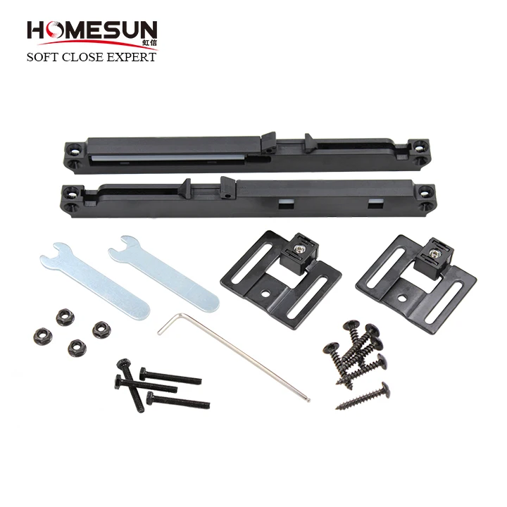 DIY soft close damper for sliding barn door