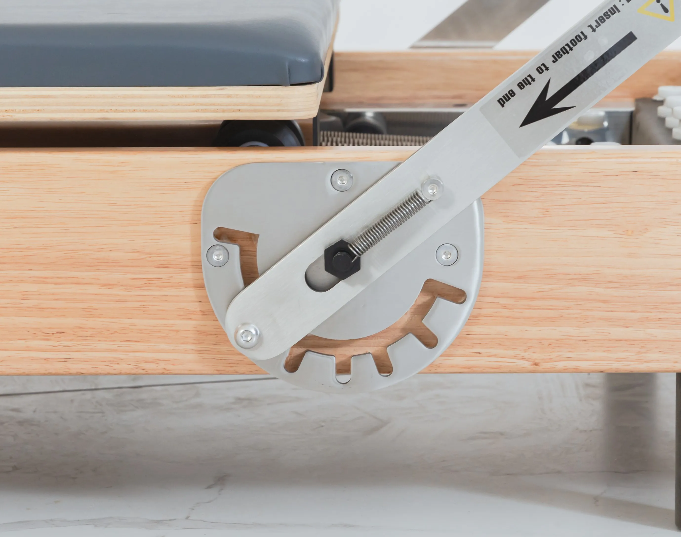 oak wood expandable legs folding bed home pilates reformer machine foldable pilates reformer