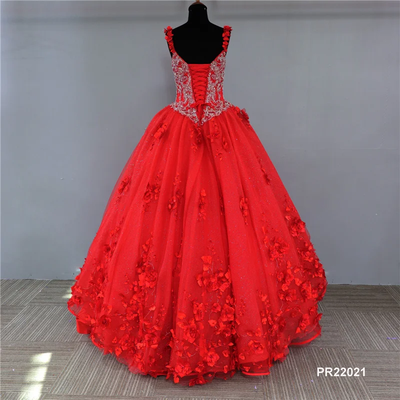 Luxury backless v neck sweetheart party matric farewell evening elegant red ball gown detachable quinceanera dresses