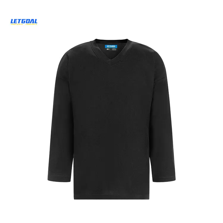 Factory Price Black Hockey Wear Team Practice Blank Custom Hockey Jersey