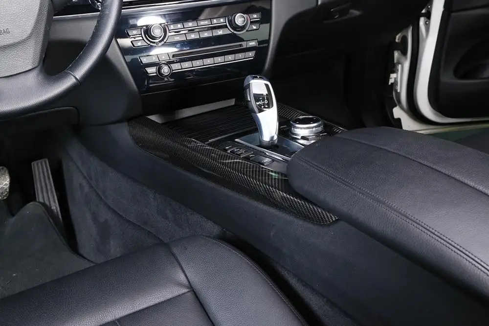 7Pcs/Set Carbon Fiber F15 Interior Dashboard LHD for BMW X5