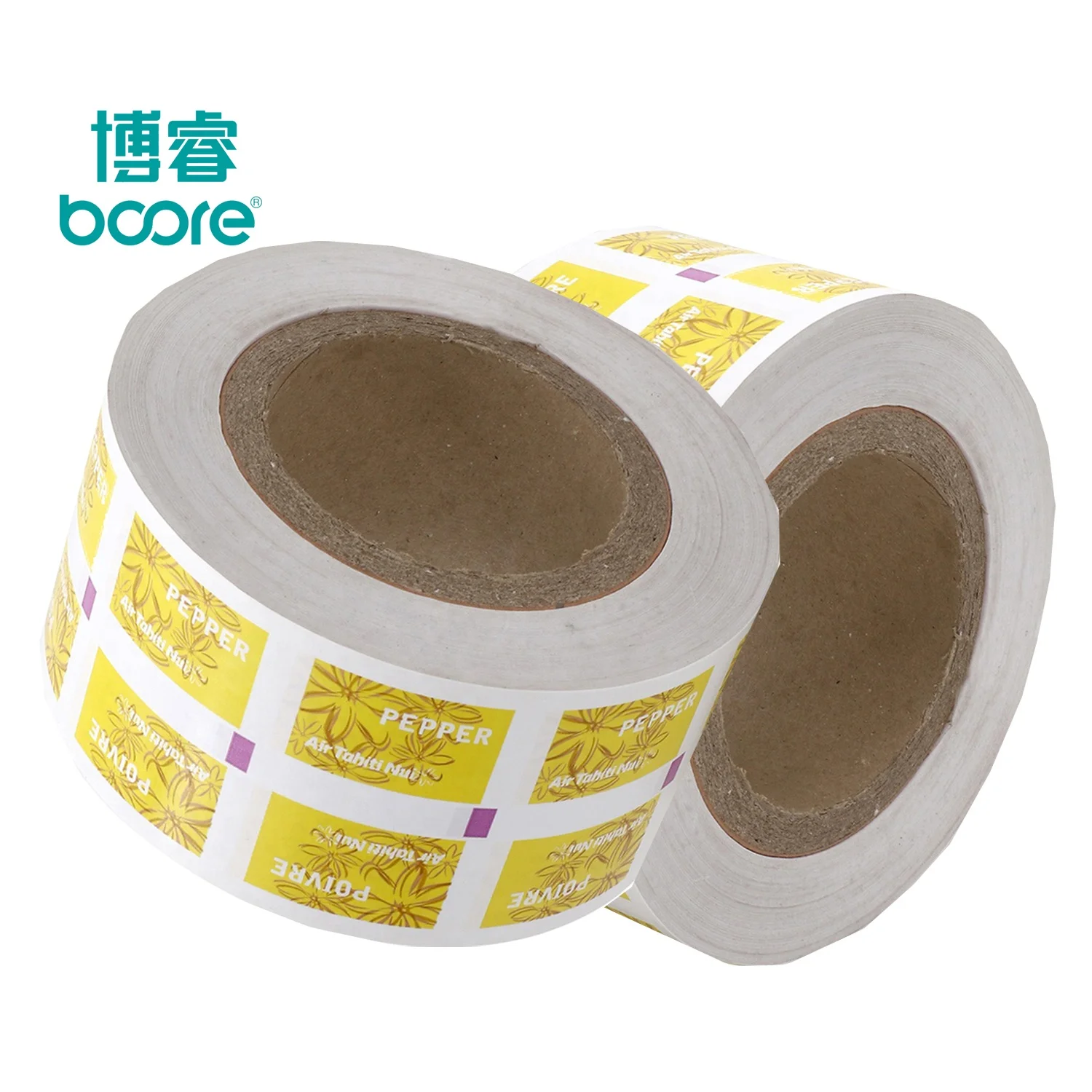Heat sealing paper film, Food grade custom paper for sugar stick, poly coated paper roll