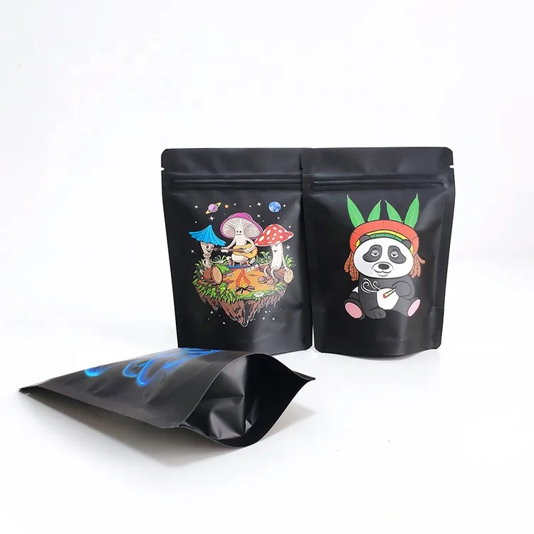 Wholesale mylar bags custom printed stand up packaging baggie