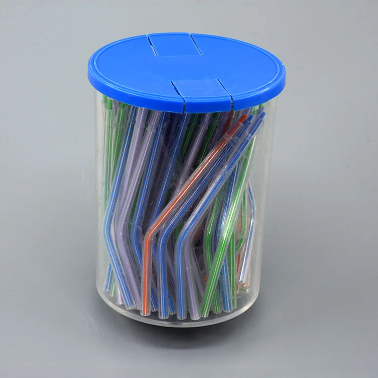 
2021 lowest price Colorful Dental Tubes Disposable Air Water Syringe Tip 3-Way Syringe 