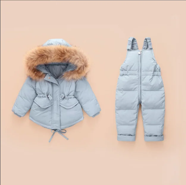 
New baby down jacket suit baby child winter thickening suit short boys and girls down jacket 