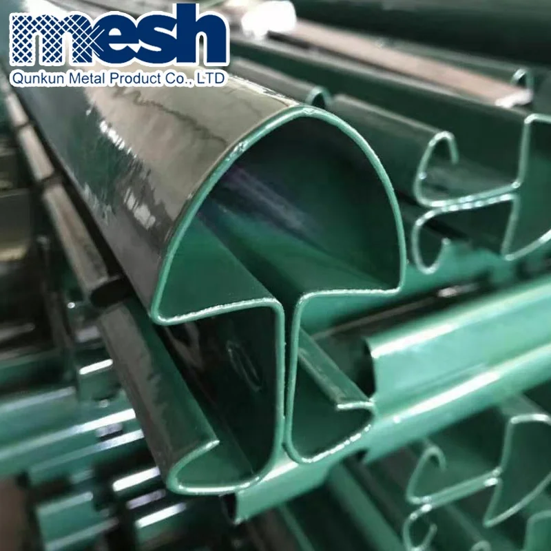 Round Posts Outside Prison Fences And Y Shaped Star Fence Vineyard Post