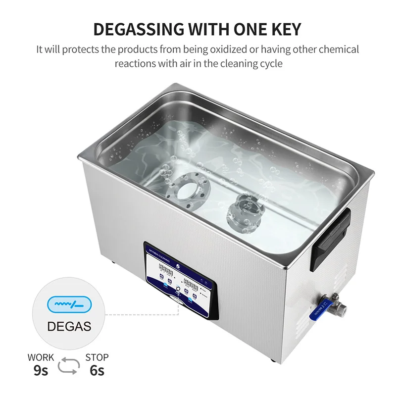 Skymen Wholesale 30 L Dental Instrument Circuit Board Small Metal Parts Ultrasonic Cleaner Digital Control With Heating