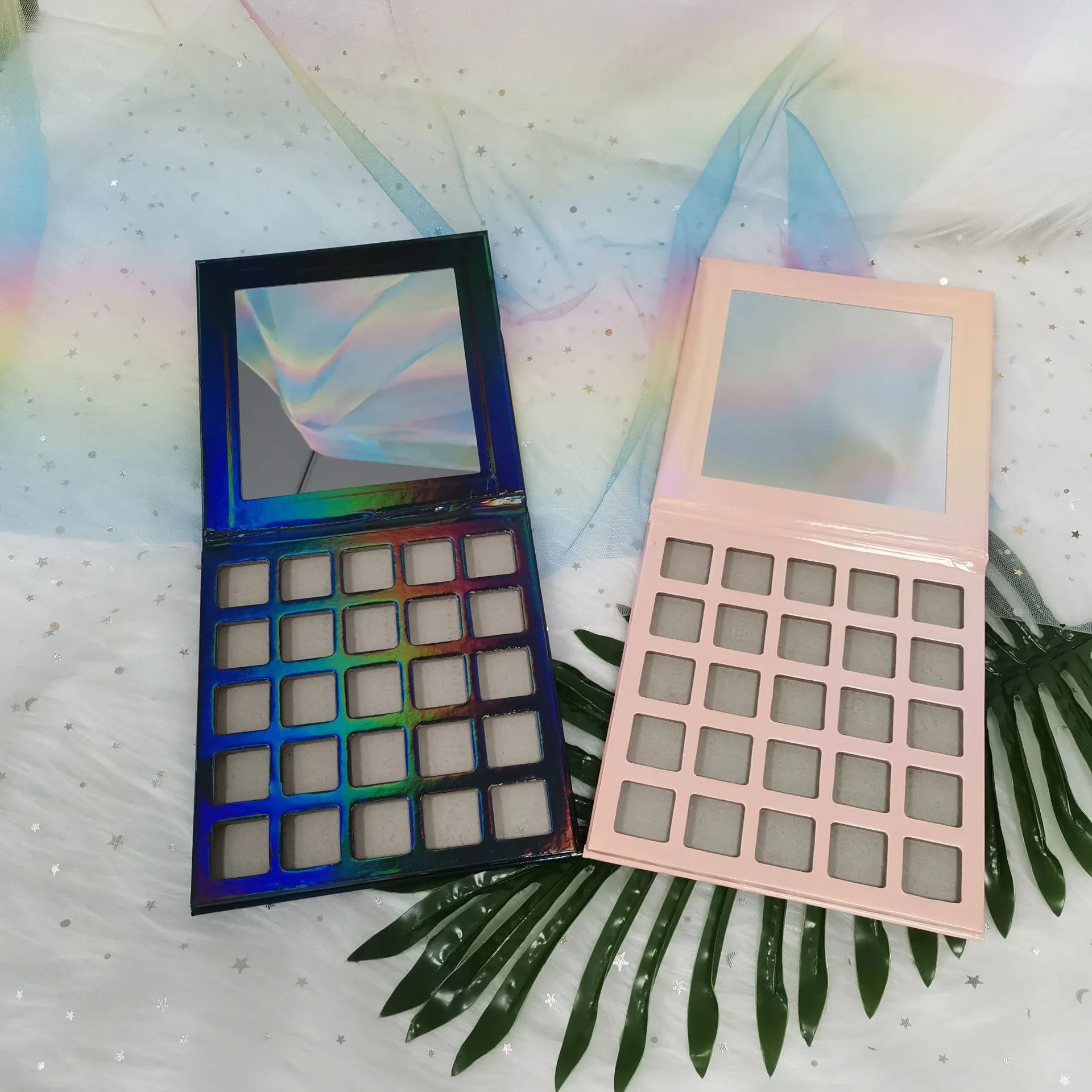 High Quality Empty Eyeshadow Palette Private Label Square Eyeshadow Palette Empty Cardboard
