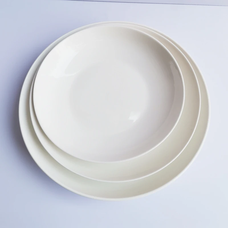 Белые керамические 72 шт. опаловые столовые наборы