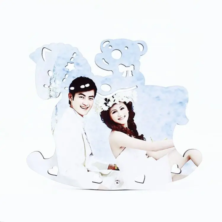 RubySub Blanks Sublimation MDF Photo Frame Custom Gift Craft Wooden Picture Frame