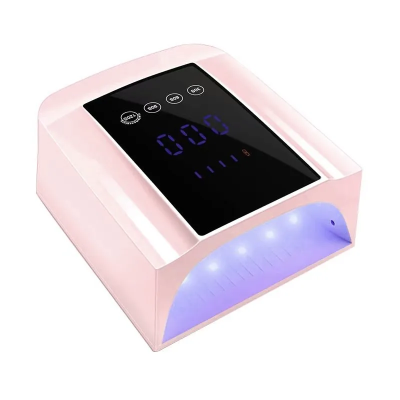 Wholesale High Quality Nail Salon Uv Light 33pcs Bulbs Gel Dryer 72w Uv Led Nail Lamp For Nails with 7800mah /15600mah battery