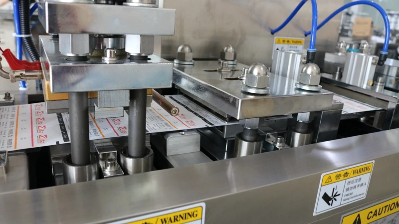 DPP160 Flat Plate Alu-pvc bee honey jam olive oil cheese perfume Liquid Blister Packing packaging Machine