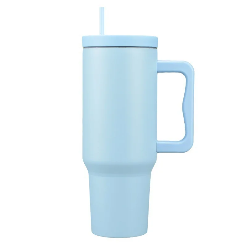 2024 Wholesale Portable Bulk Steel Mug Custom Vacuum 40oz Tumbler With Handle and Straw Travel Tumbler 1.2L