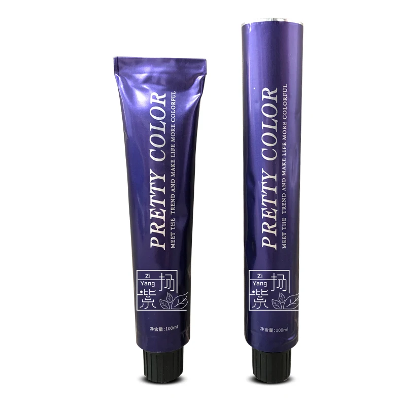 2024 Customizable Metal Tube Packaging 100ml Toothpaste Pure Aluminum Collapsible Packaging Soft Tube