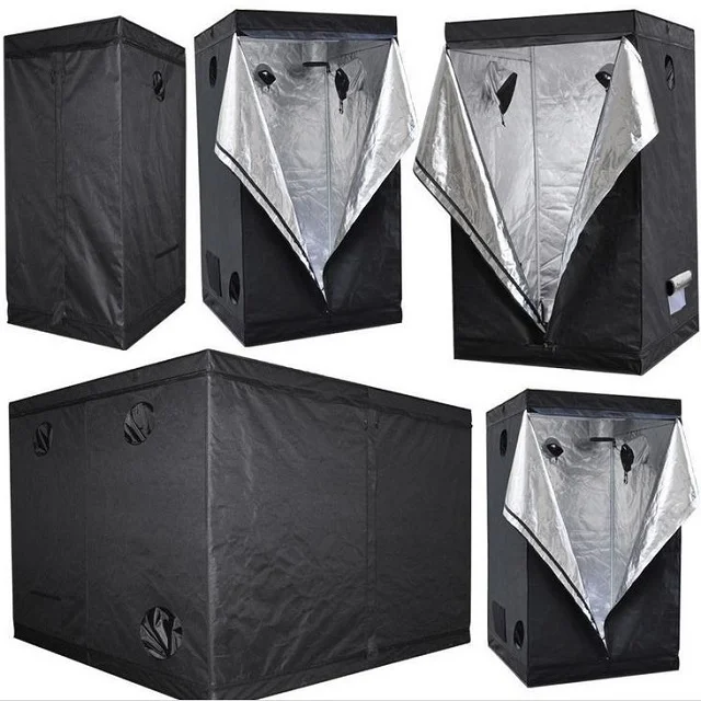 Customized Poly Garden Greenhouse Dark Room Hydroponic Complete Grow Tent Grow Light Kits 150*150*200cm * Indoor Plant Growth