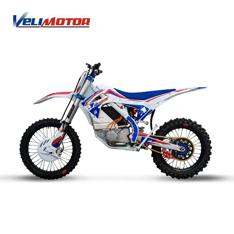 2025 hot sell VELIMOTOR 25KW Motor electric dirtbike Crossbike Adult Offroad Electric Motorcycle EEC 80V75AH VMX8000 CRF