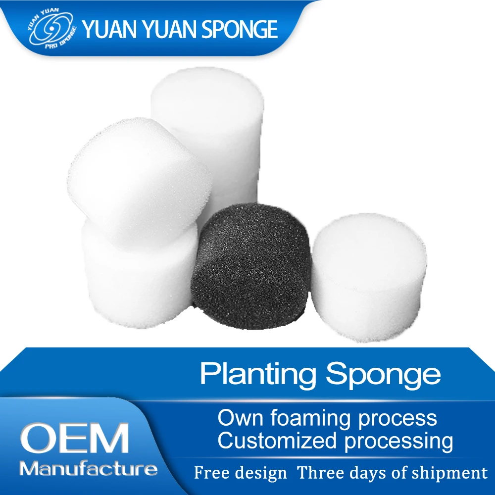 Factory Direct-selling Nutrient Grow Sponge Hydroponic Nursery Foam Tray Nutrient Grow Sponge  to Grow Seedlings