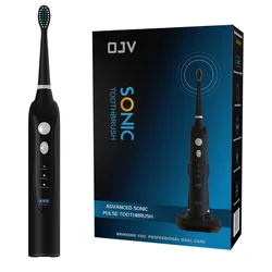 Wholesale Home Cheap Adult Double Color Bristle Electric Vibration Toothbrush Wireless Charging Toothbrush