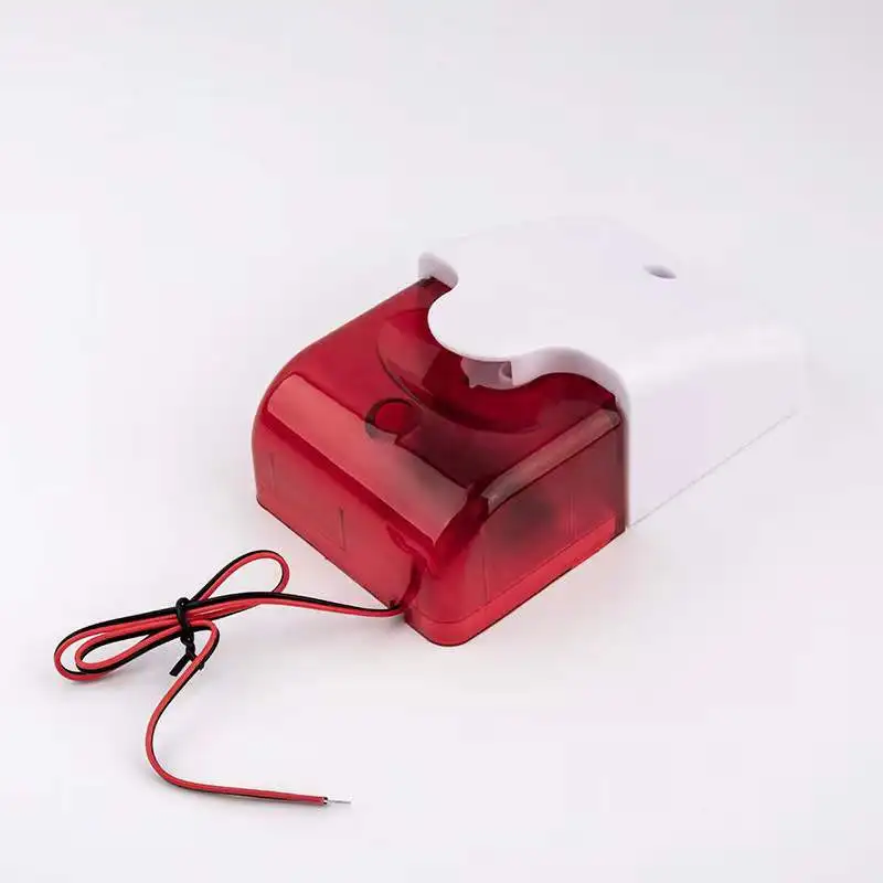 Wired Strobe Siren Durable 12V Sound Alarm Flashing Light Strobe Siren For 99 Zones PSTN/GSM Wireless Home Security Alarm