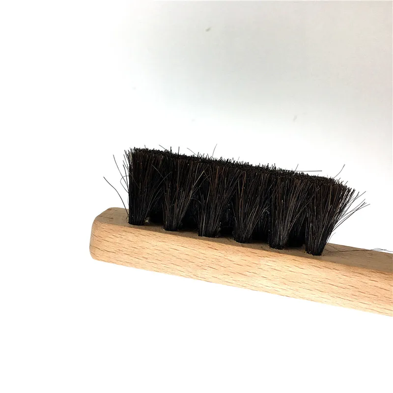 High Quality Horse Hair Beech Wooden Brush for Shoe Cloth