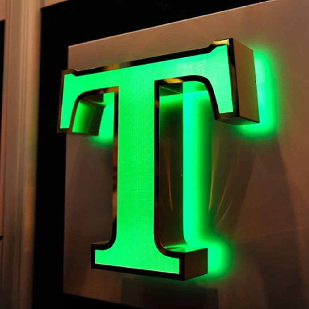 3D Signage Outdoor Light Aluminum Channel Letter Led Manual Bending Trim Cap Strip Sign Channel Letter