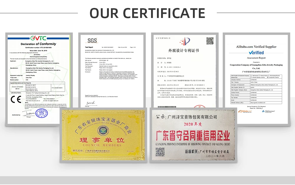 Zebo Customized Logo High-Grade Wooden Box Painted  Bead Velvet Wholesale Jewelry Wooden Box Storage Pendant box