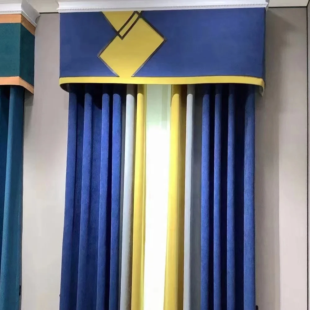 China Simple and Cheap Window Curtain Models Solid Design For Living Room