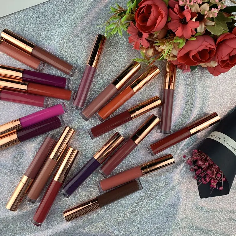 
Lipstick Manufacturers Wholesale Long Lasting Cruelty Free 24 Hours Private Label Waterproof Matte Liquid Lipstick 