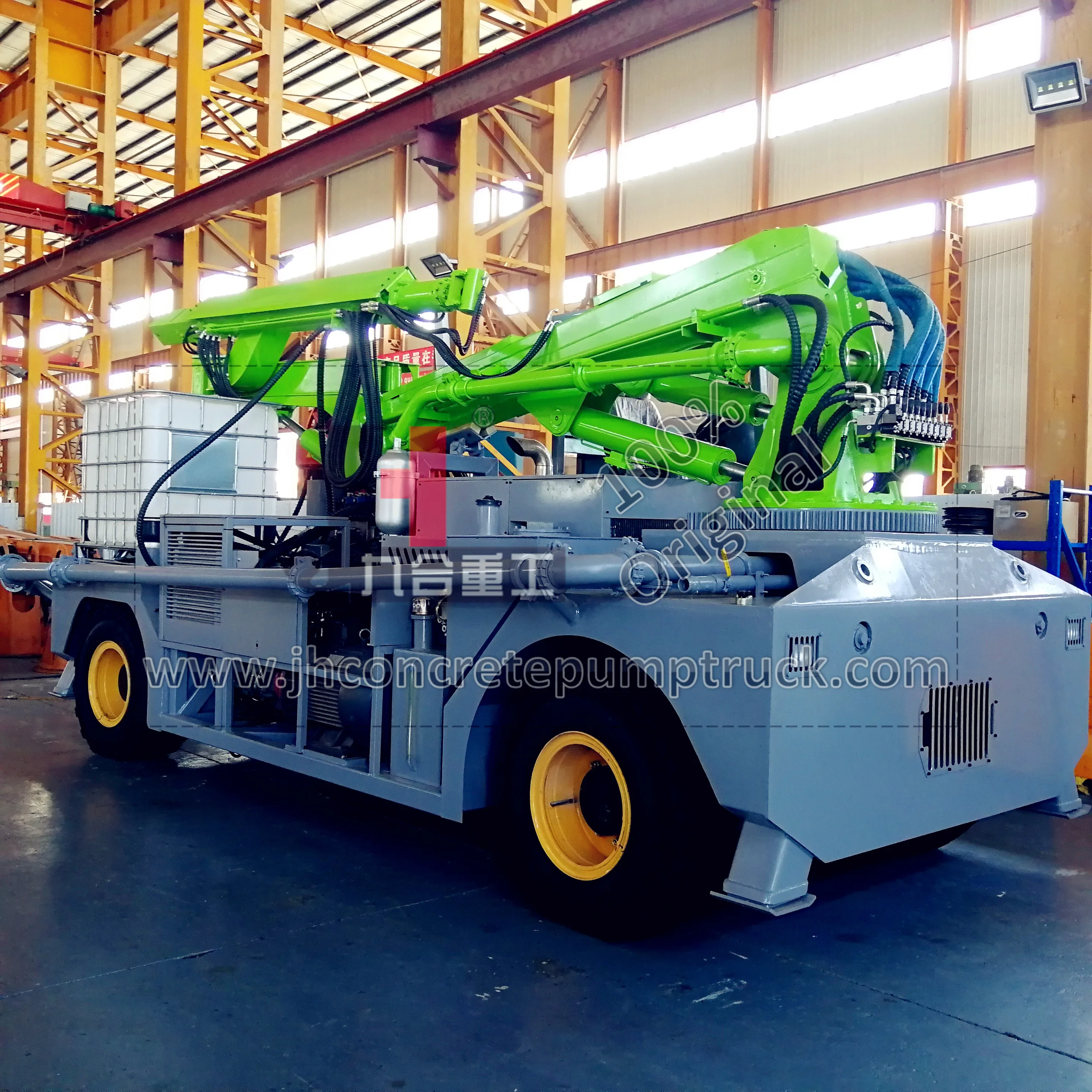 Китайский завод JIUHE бренд Shotcrete робот JHGHP30 мокрый бетон распылитель дробовик машина для