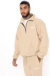 custom logo short nylon shorts workout clothing sports training wear set windbreaker tracksuits for men