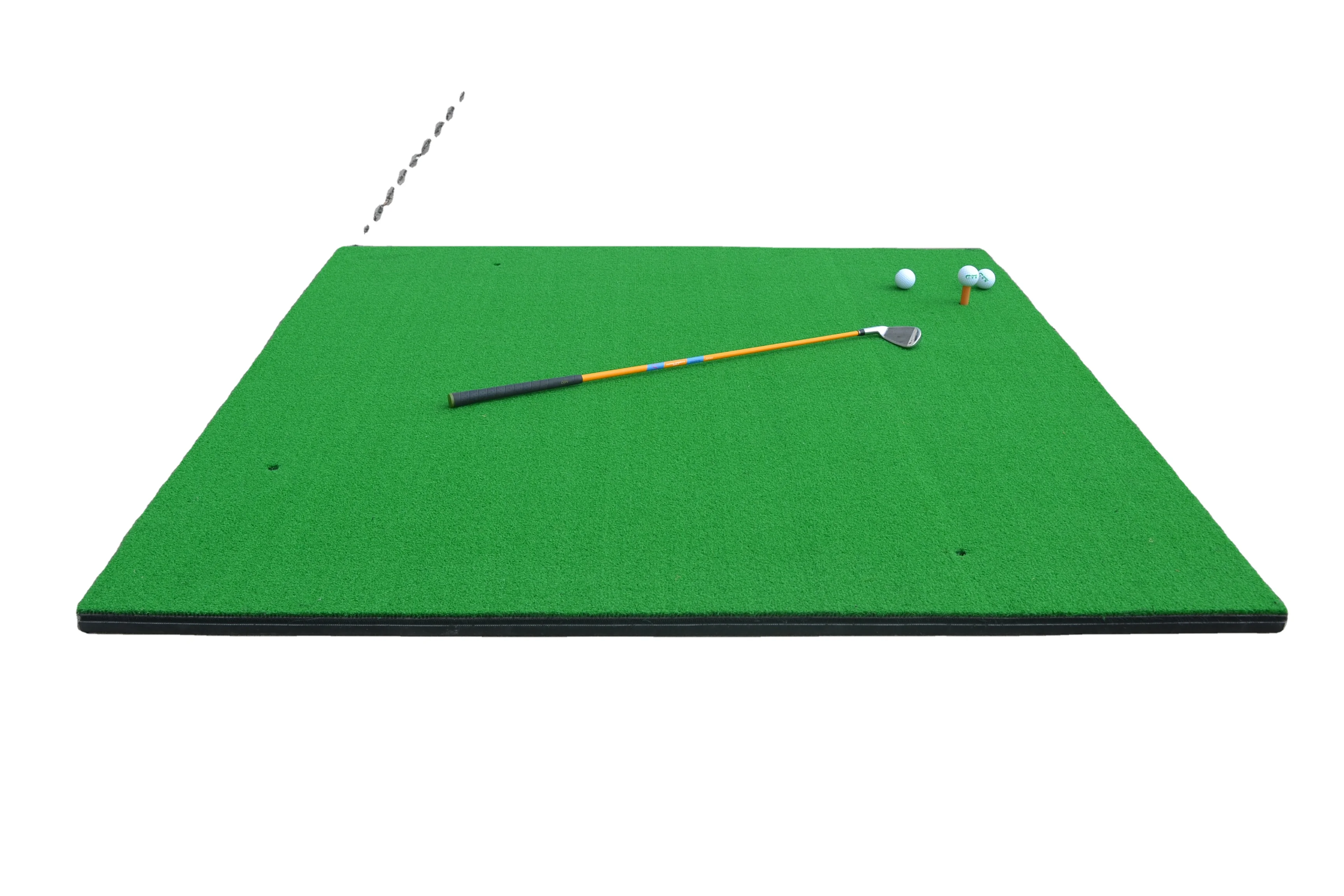 Factory Sale  Double Practice Golf Putting Green Range Mat  Floding Training Mat Golf Gifts Golf Swing Mat