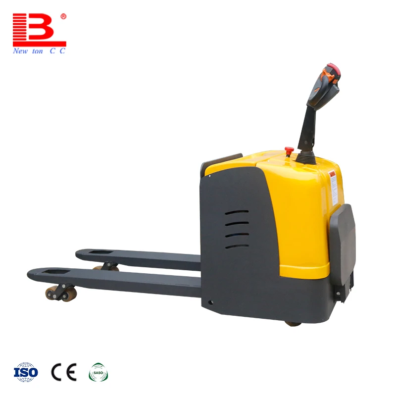 standing- drive fully automatic forklift truck 3 ton full electric forklift jack small size pallet truck