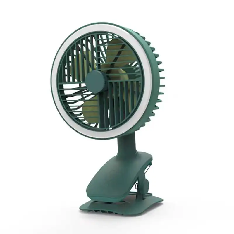 Portable Fan 3 Speeds Strong Airflow Mini Fan 360 Rotation Adjustment Clip USB Fan for Office Bedroom