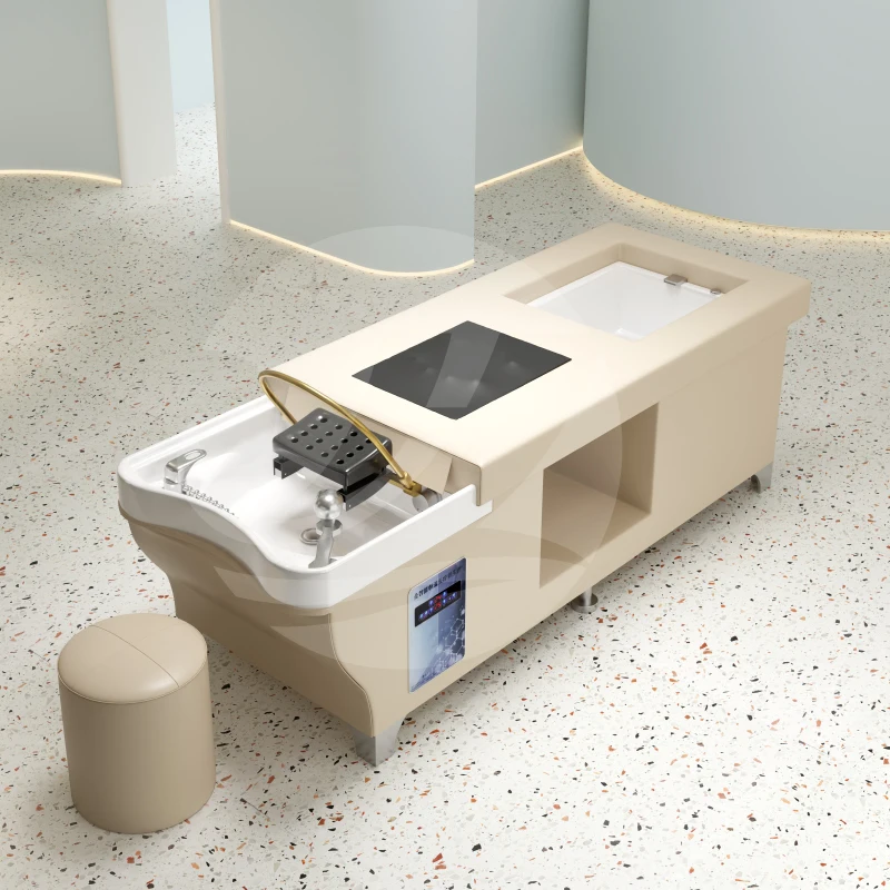 Beauty hair salon furniture water therapy thai massage shampoo pedicure bed spa wash head shower bed electric
