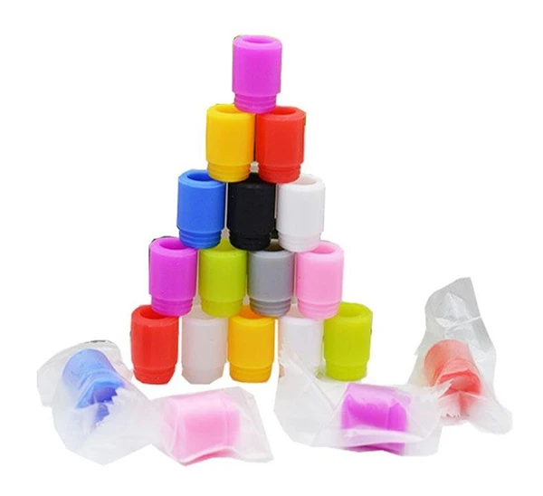 
Vape 810 Disposable silicone Drip Tips 810 Rubber Test Mouthpiece Individual Candy Bag Packaging 