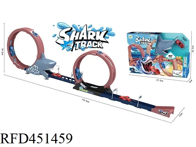 DIY Assembly Flexible Rail Racing Car Electric Dinosaur Rail Car Slot Toy