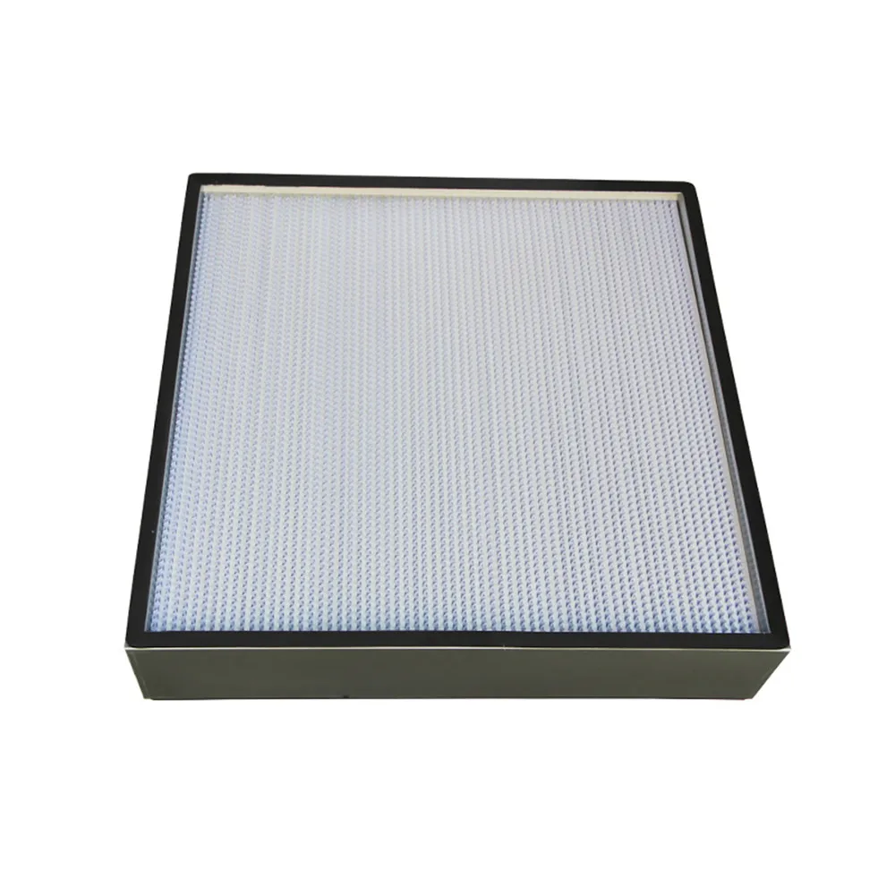 China manufacturer custom aluminum frame paper clapboard hepa filter 24x24x12