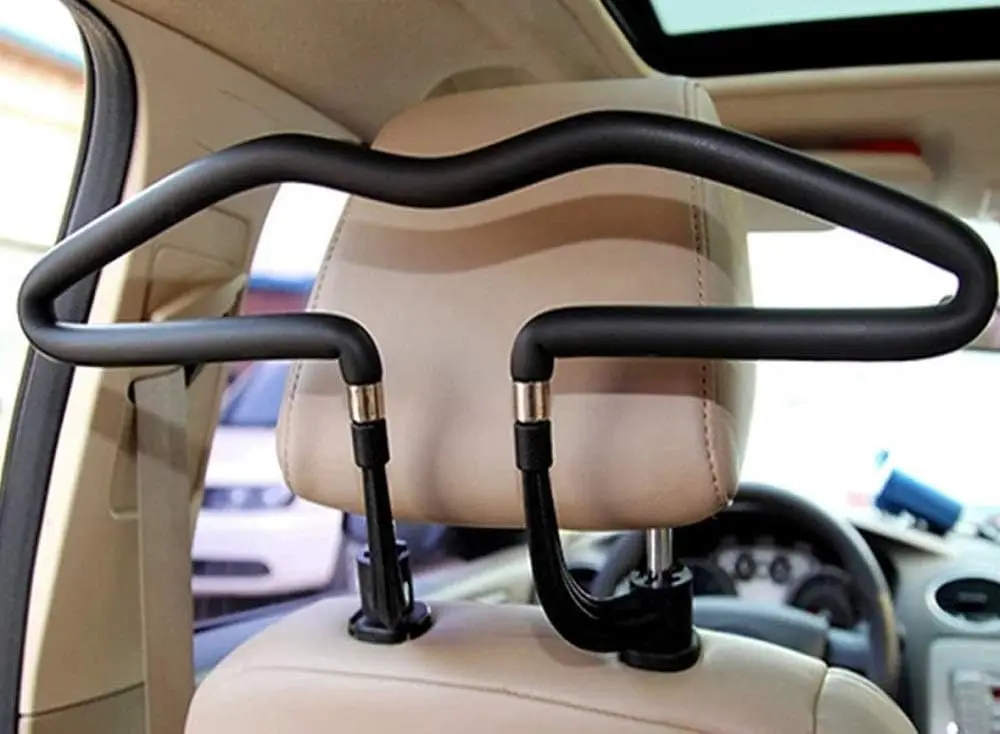 manufacturer custom Stainless seat angle wings car organizer coat clothing hook garment clothes bar hanger rack Car coat Hanger