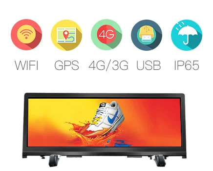 p2.5 p3 p4 p5 outdoor advertising led display sign 4g wifi two double side car roof topper taxi top led panel