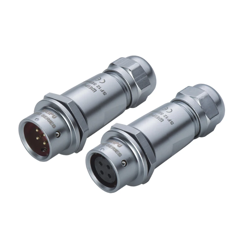 Weipu SF series IP67 waterproof push pull connector SF1211/S In-line Female  Connector