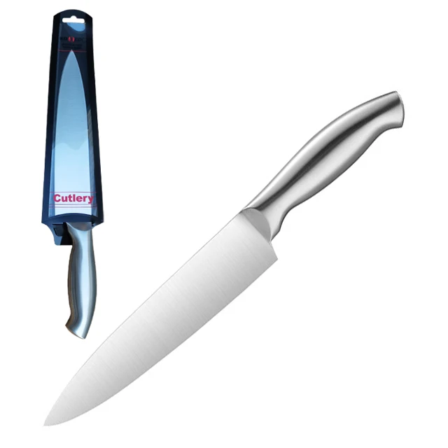 Stainless steel 4cr13 MOV 8 Inch chef knife with supper market packing