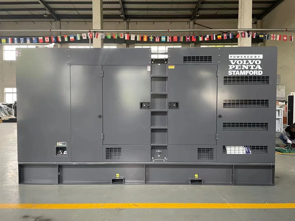 Silent/Open Type Electric Generator Volvo Penta 350kva 280kw Diesel Generator Set Volvo Generator 350 KVA Genset