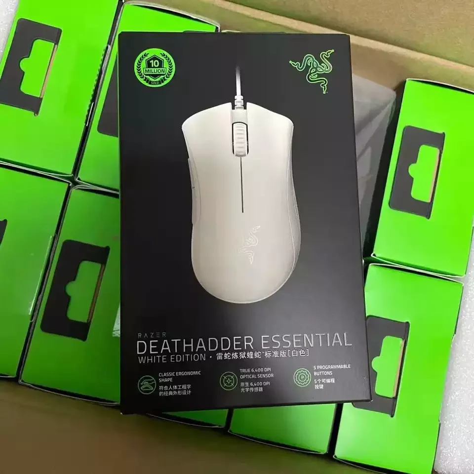 Promotion  original Razer Deathadder Essential Wired Gaming Mouse with 6400DPI
