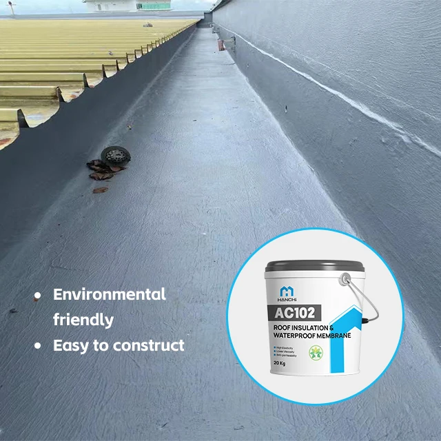 AC102 Acrylic liquid waterproof membrane with the optimal level of acrylic pvc roofing membrane coating polyurethane