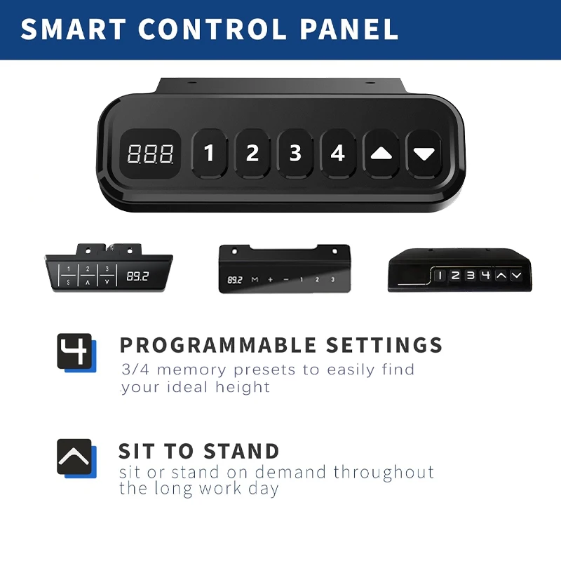 Adjust Modern Home Office Smart Lifting Height Adjustable Electric Ergonomic Standing Computer Desks